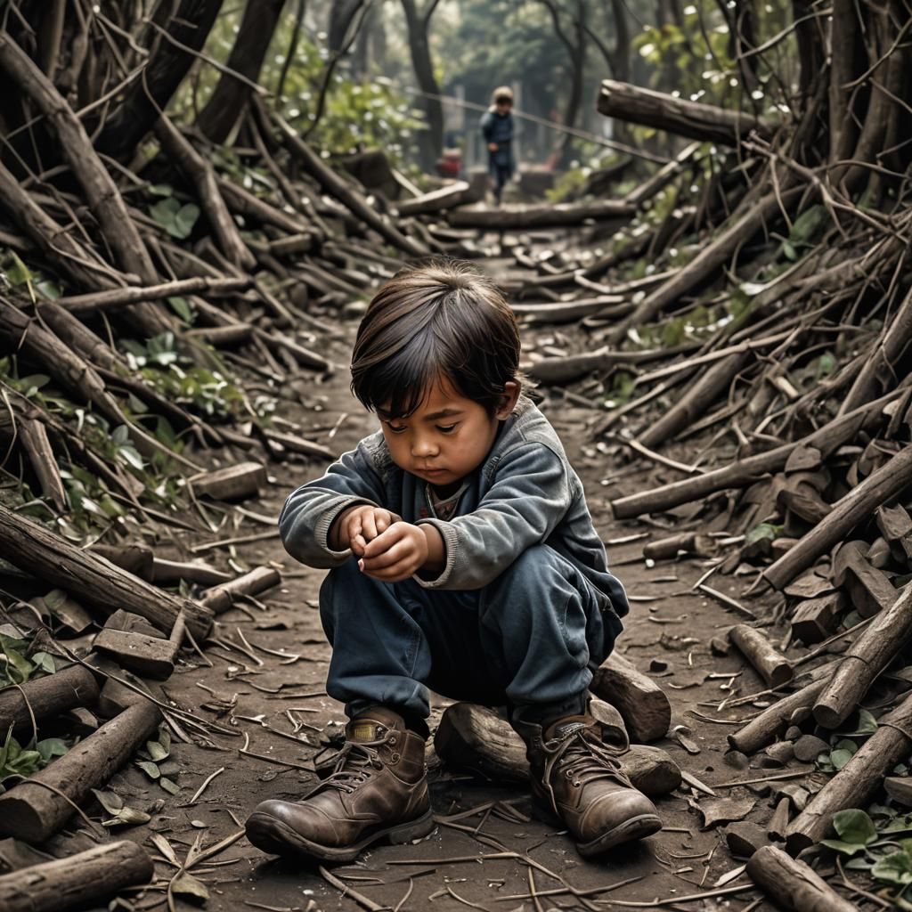 A Child Playing