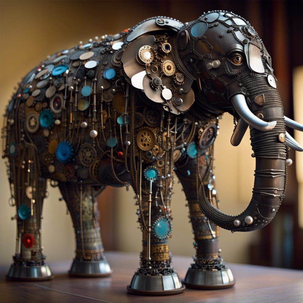 Elephant Art  by @R-U-D-I