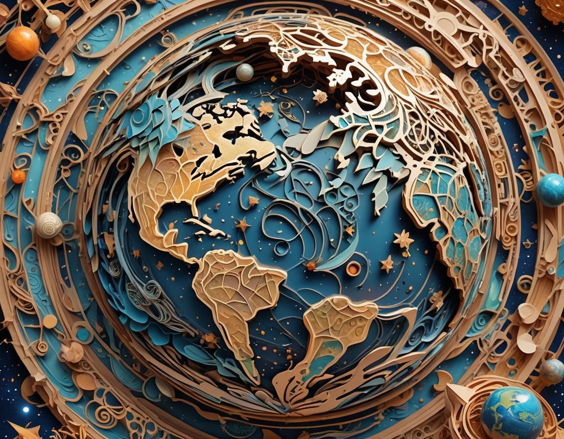 kirigami earth