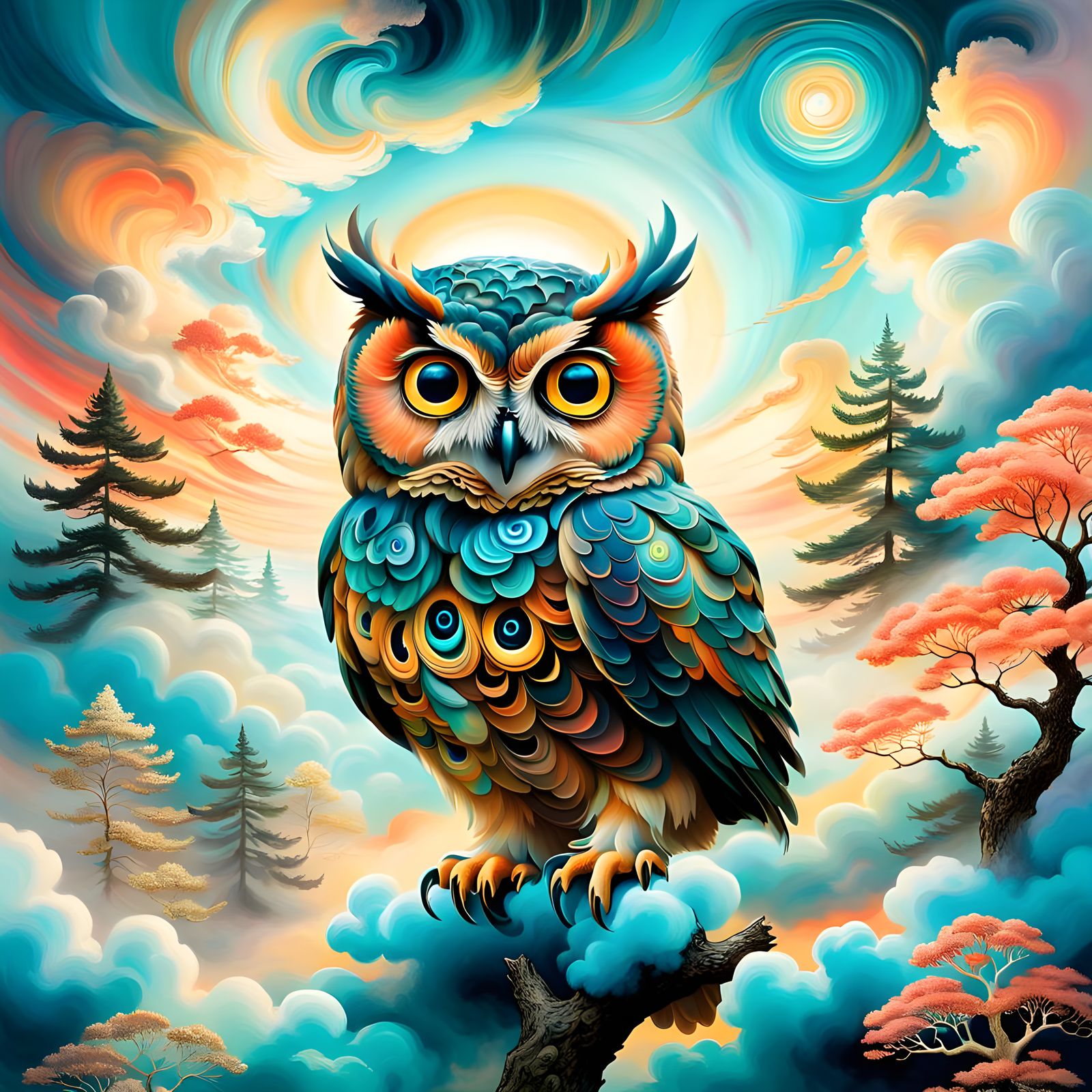 Hooty in the Woods  by @Lemon Zest 