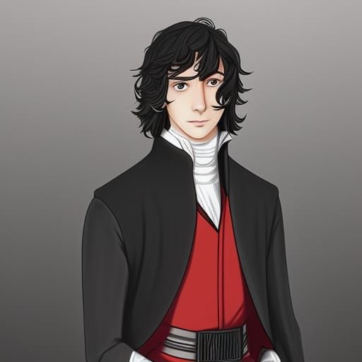 anime regency kylo ren - AI Generated Artwork - NightCafe Creator