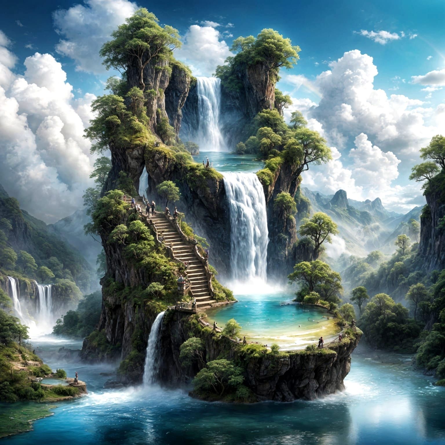 Waterfall of the gods  by @Gorgony