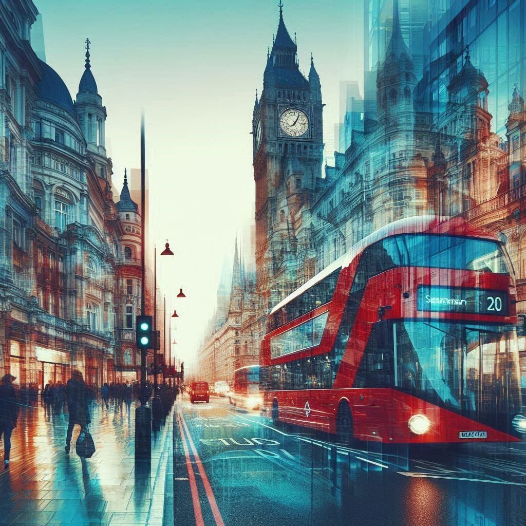 The streets of London