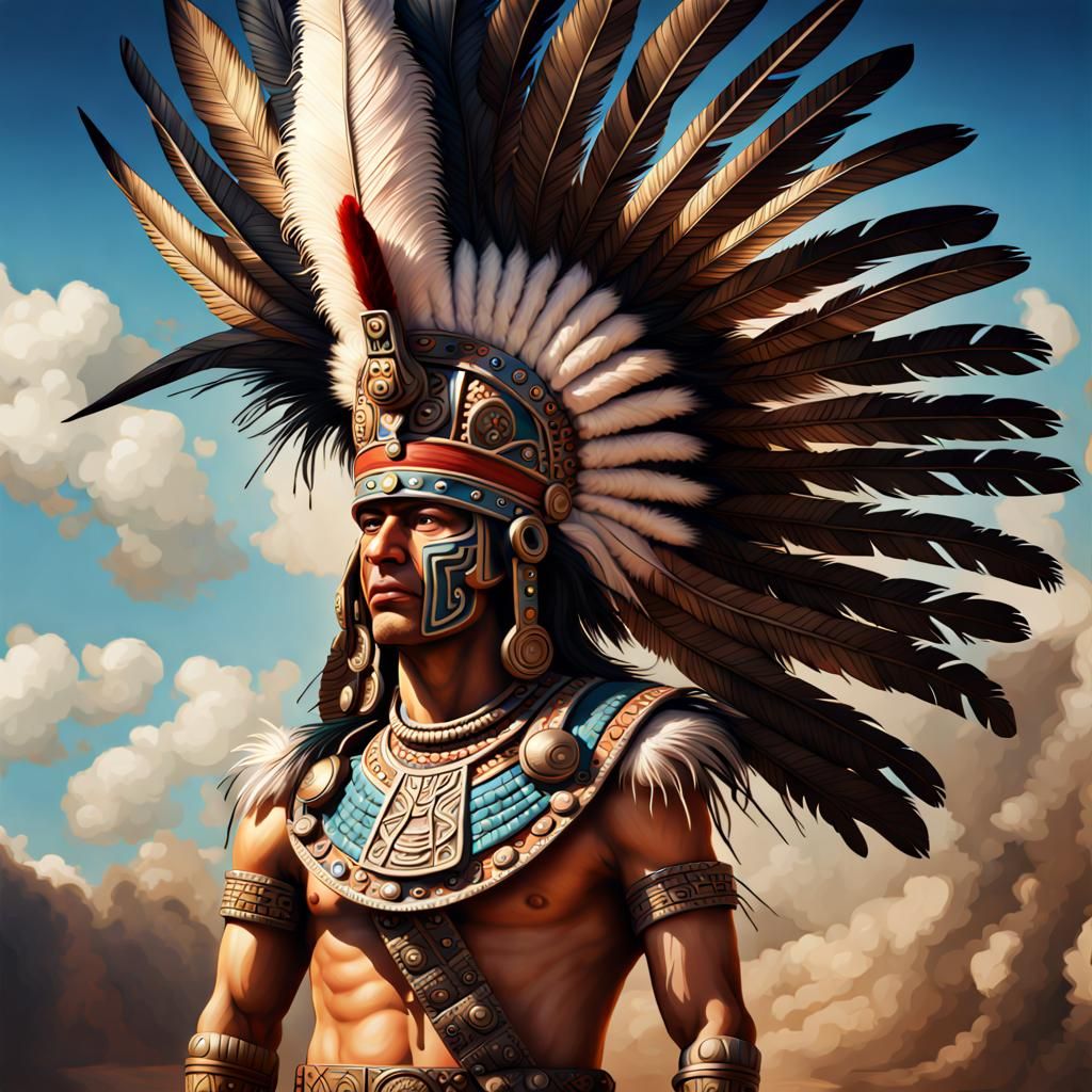 Aztec warrior - AI Generated Artwork - NightCafe Creator