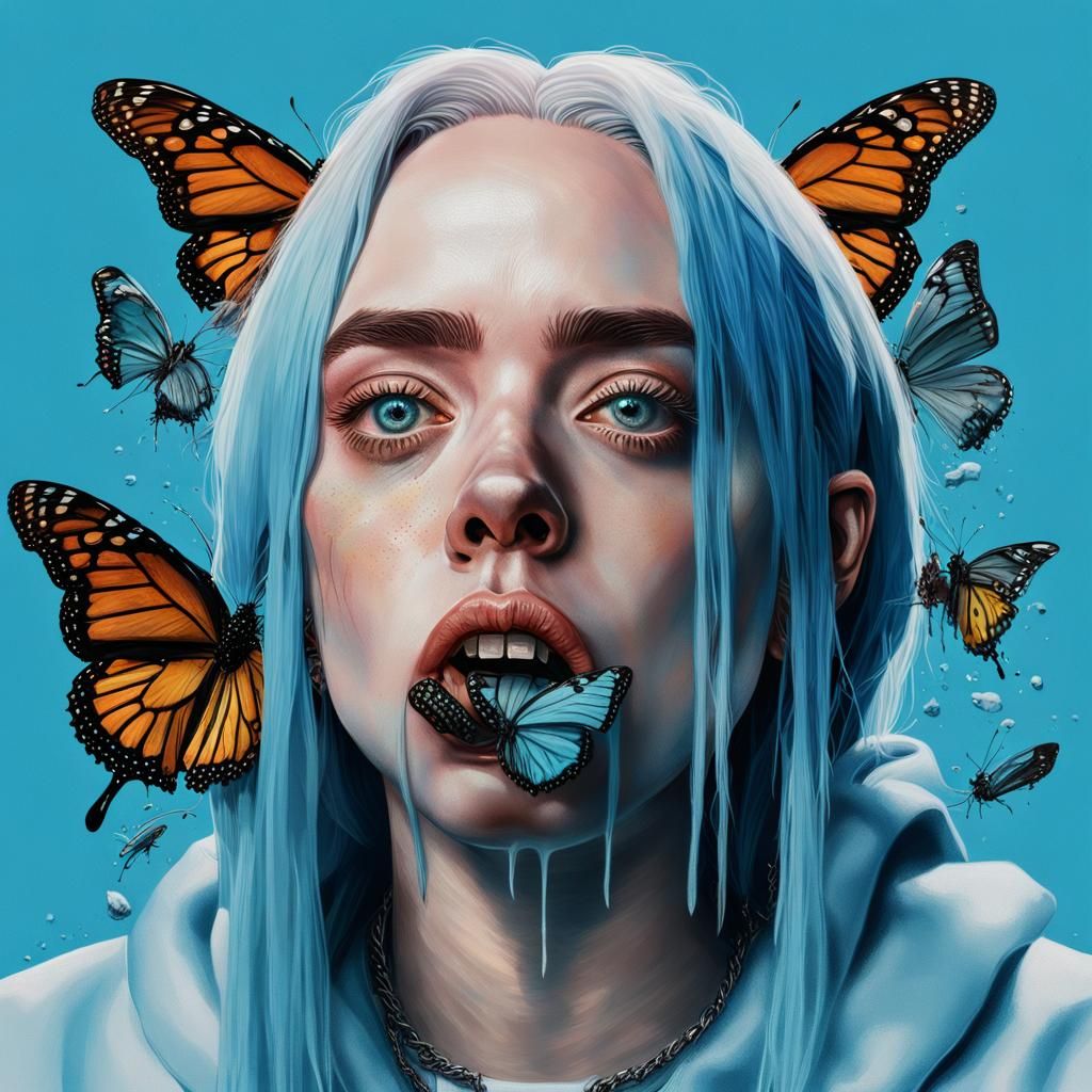 Billie Eilish in The Silence of the Lambs - AI Generated Artwork ...