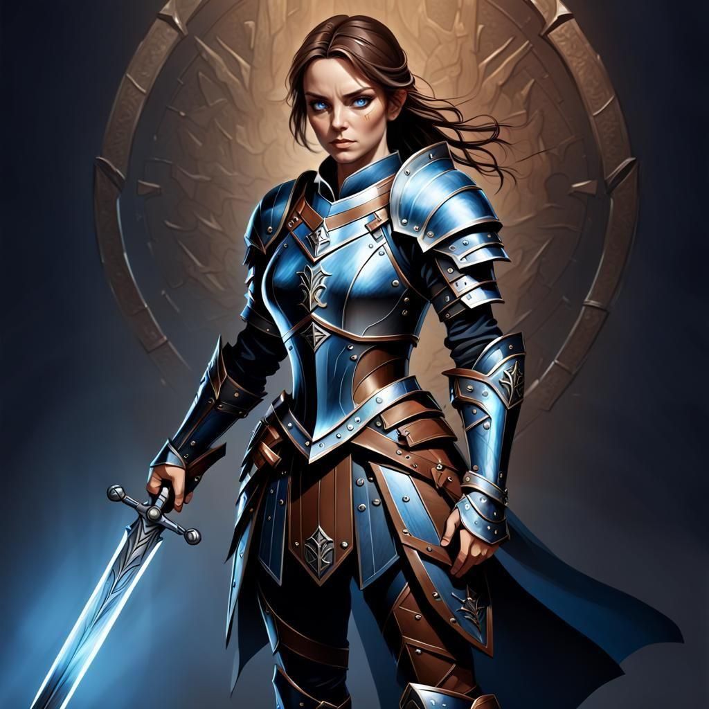 Female knight concept - AI Generated Artwork - NightCafe Creator