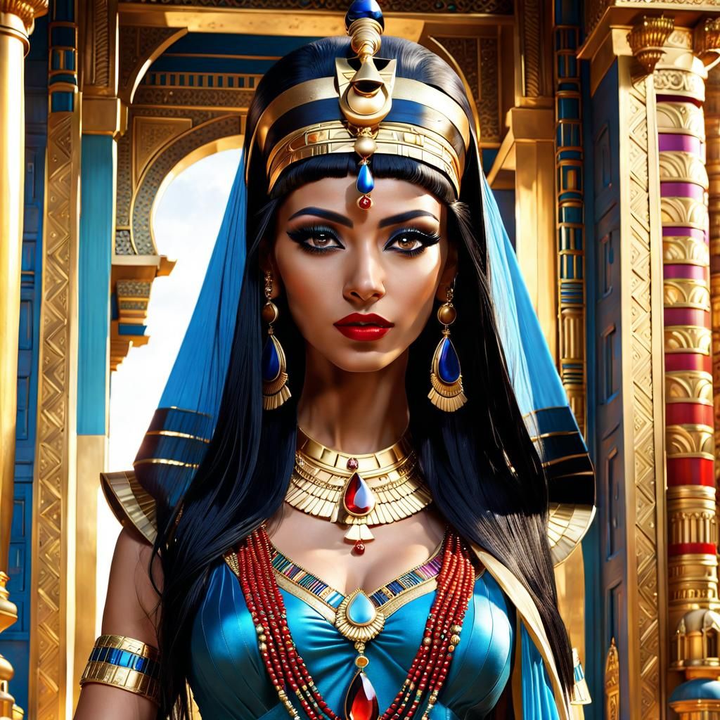 Egyptian High Priestess - AI Generated Artwork - NightCafe Creator