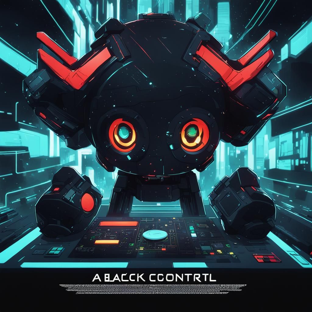 A black control microchip