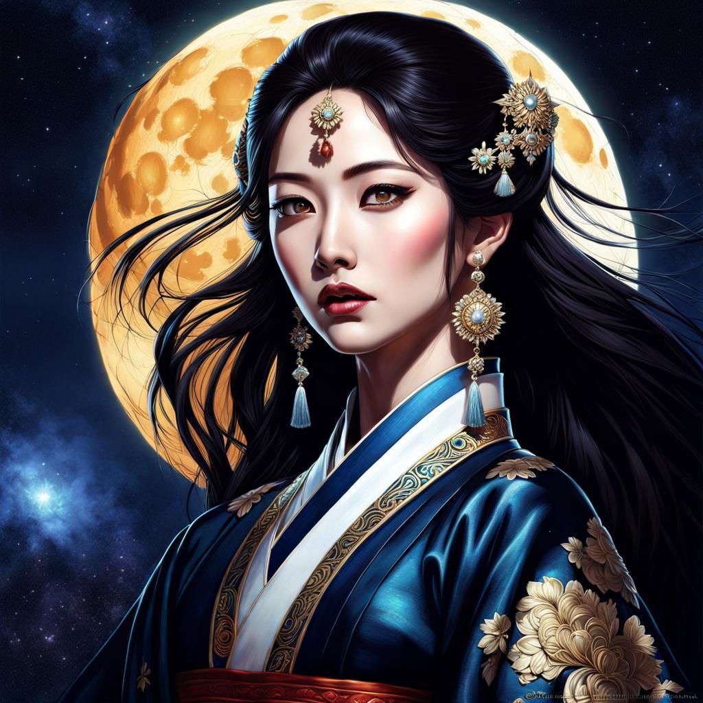 Moonlight Beauty - AI Generated Artwork - NightCafe Creator