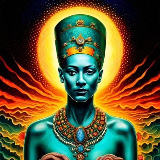 Queen Nefertiti of Egypt. - AI Generated Artwork - NightCafe Creator