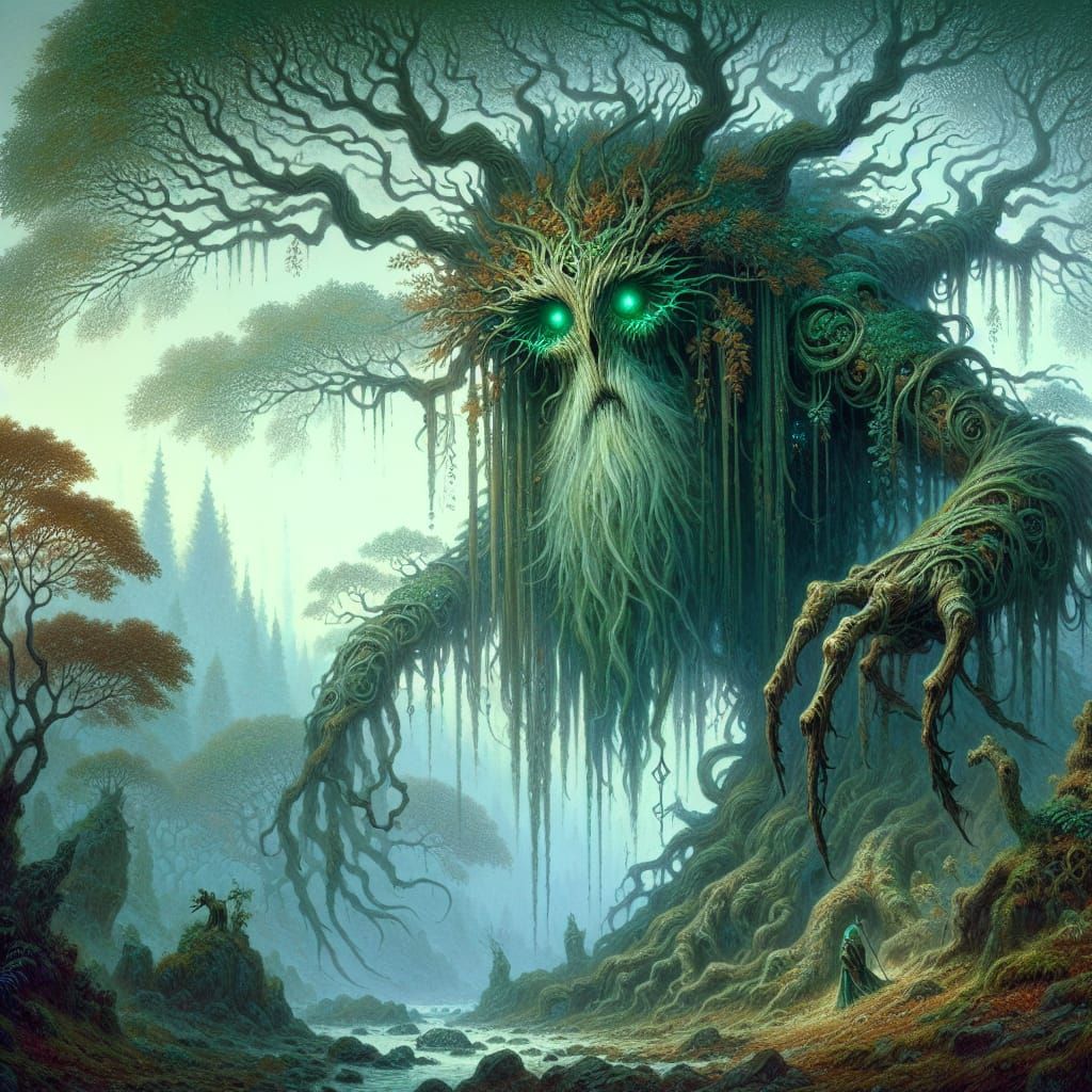 Ancient Willow Warden  by @icyani