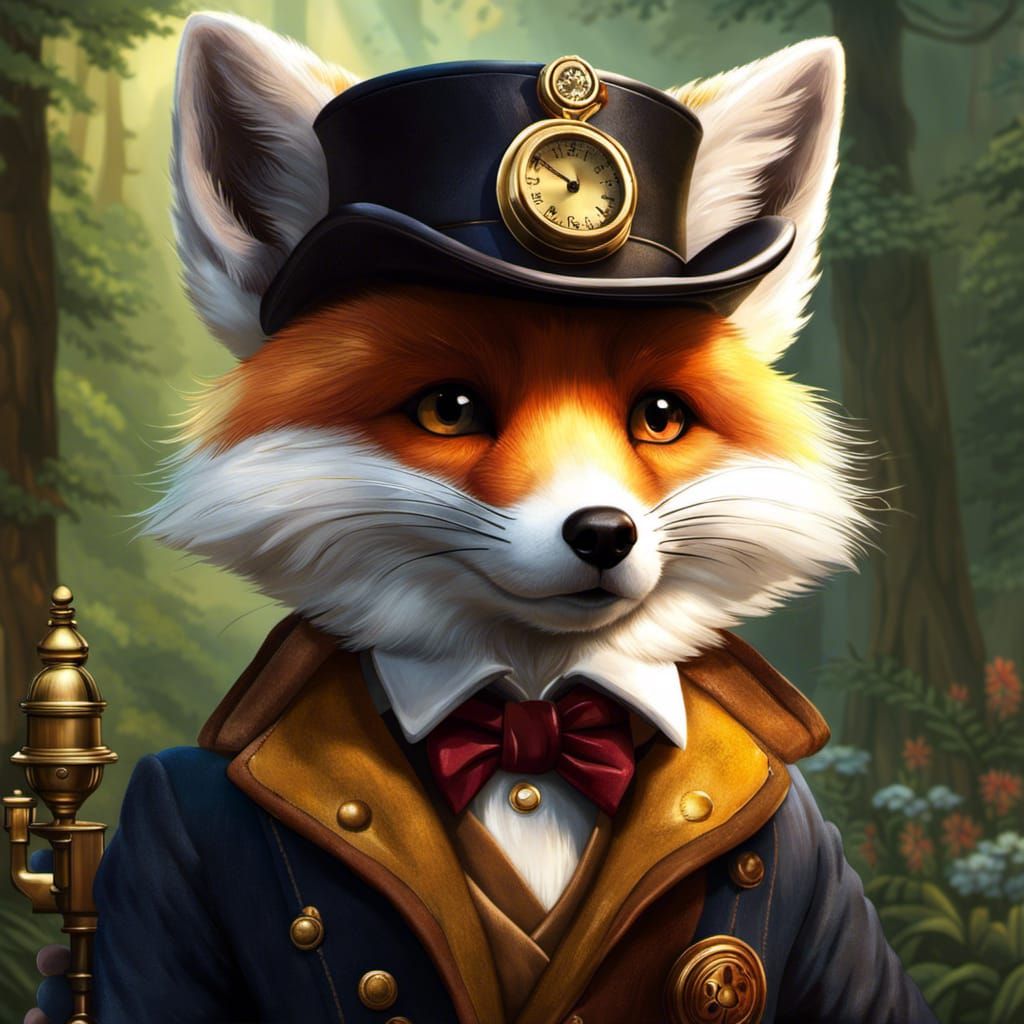 Official Timekeeper of Fox Town - AI Generated Artwork - NightCafe Creator