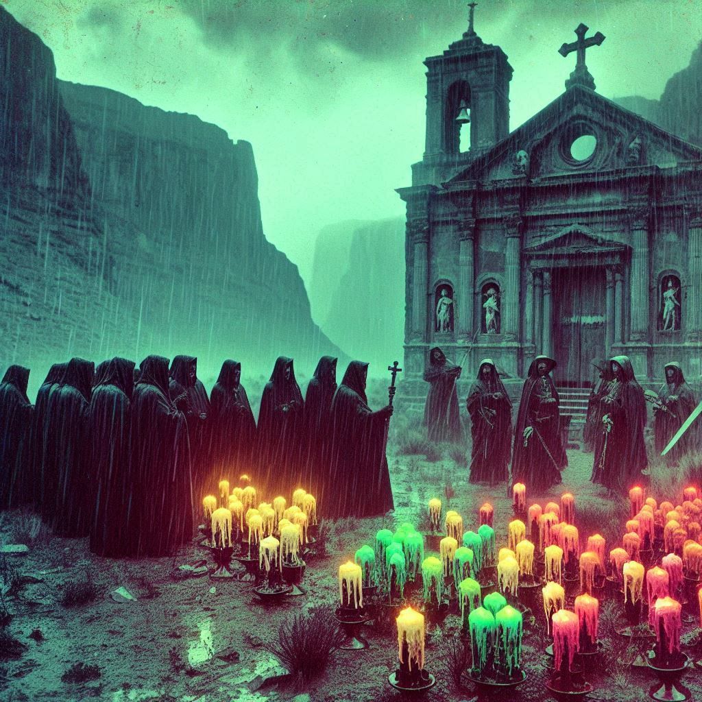 como brujas en misas negras