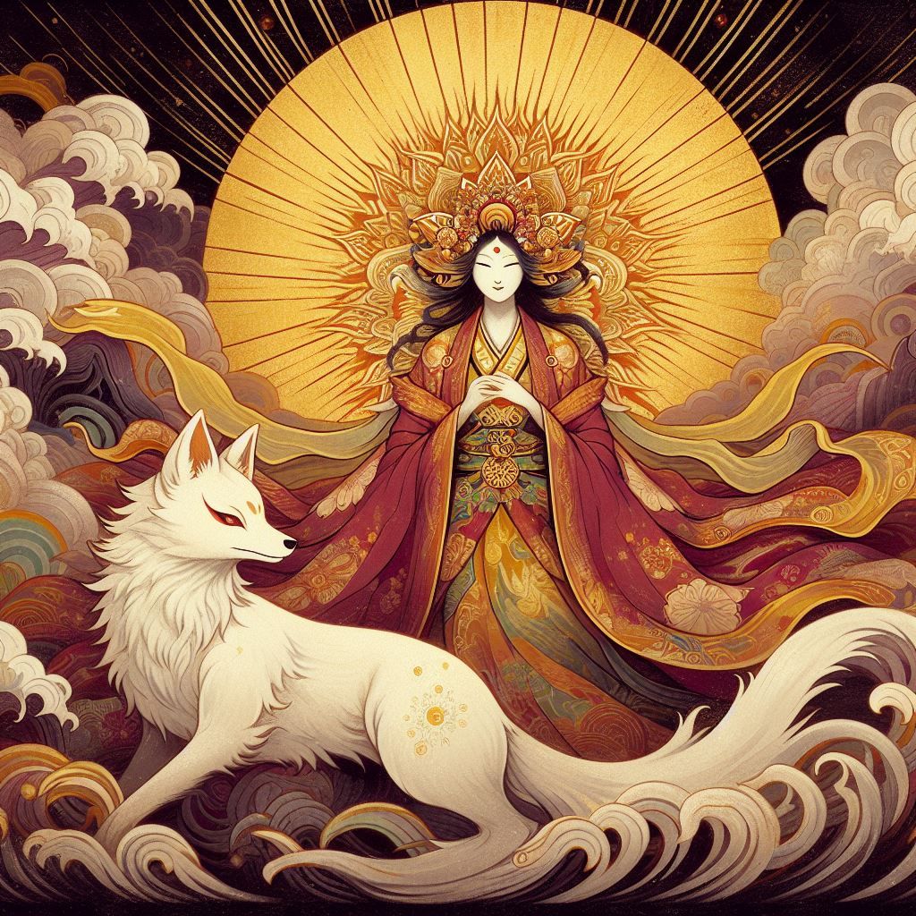 Amaterasu Ōmikami, Japanese goddess of the sun