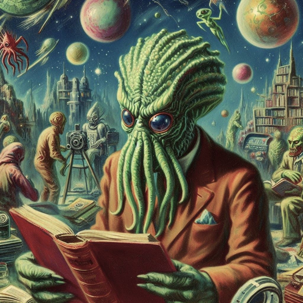 Horrific Stories Magazine: Cthulu Learns About Humans and Their Dimension