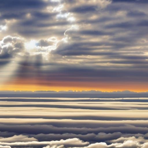 Clouds to rest on sun as precious as gold