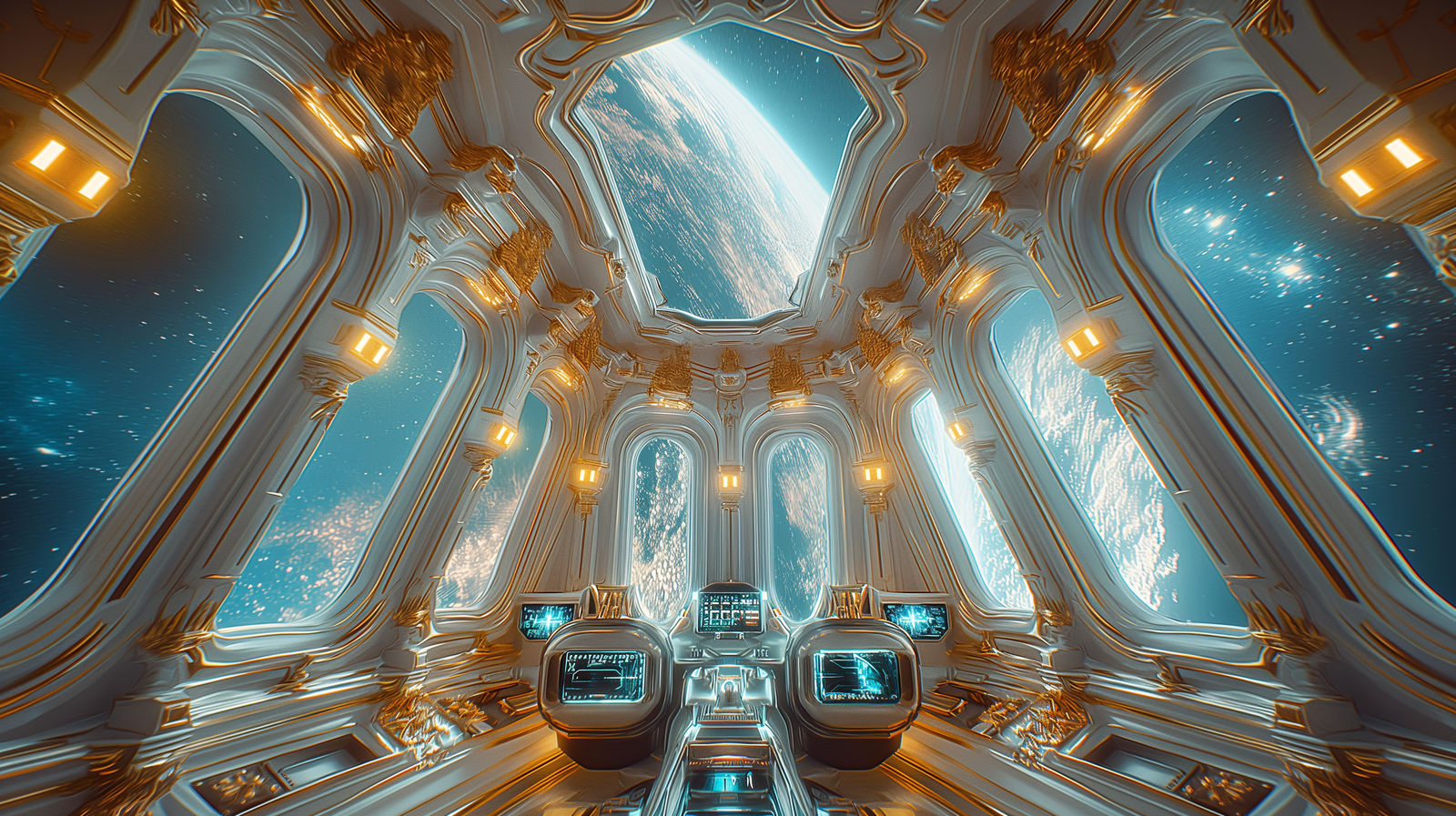 Rococo Architecture Spaceship