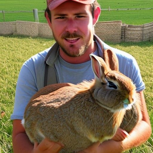 The farmer look REAL!
