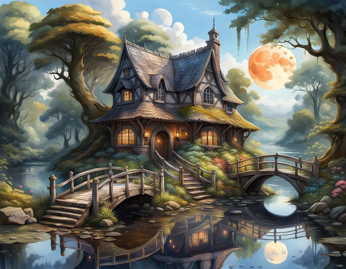 Mystical Cottage  by @Sharonjoy