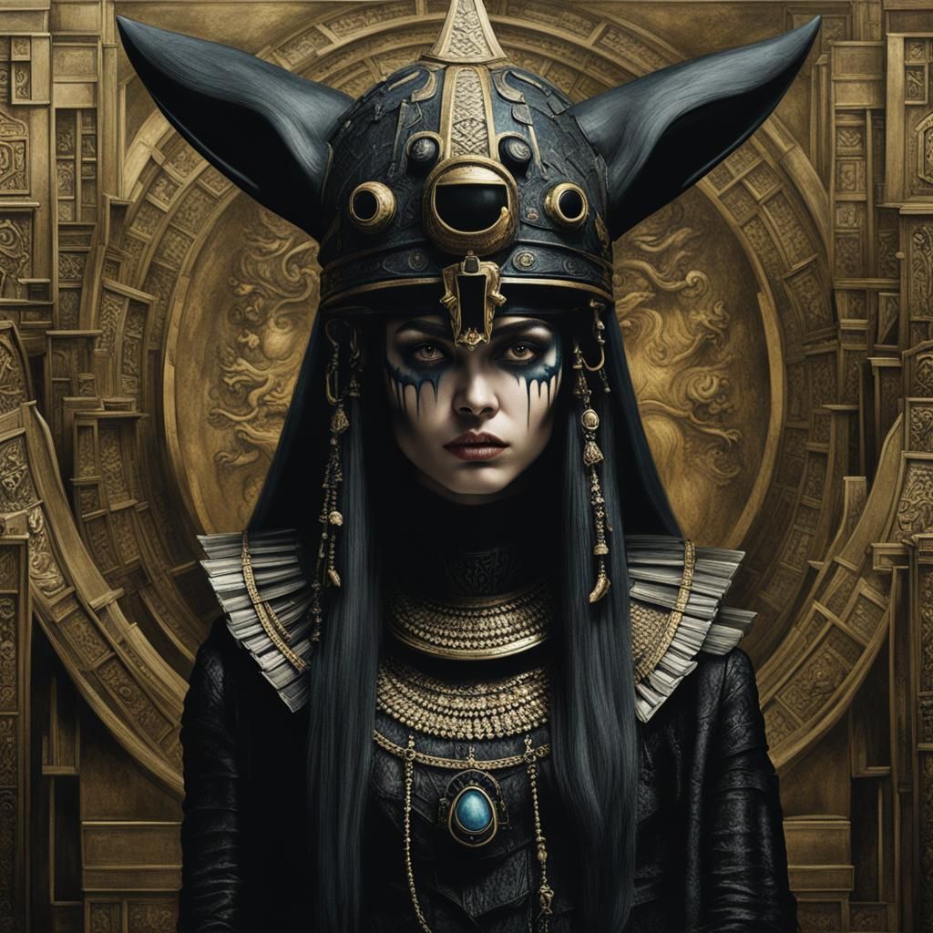 High Priestess of Anubis - AI Generated Artwork - NightCafe Creator