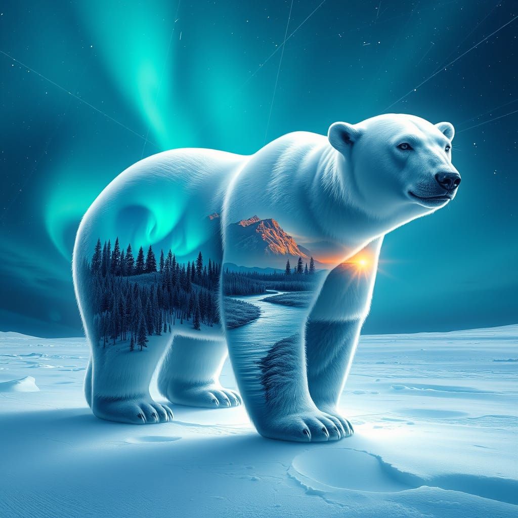 Polar dual exposure  by @BelgiumJumpAI