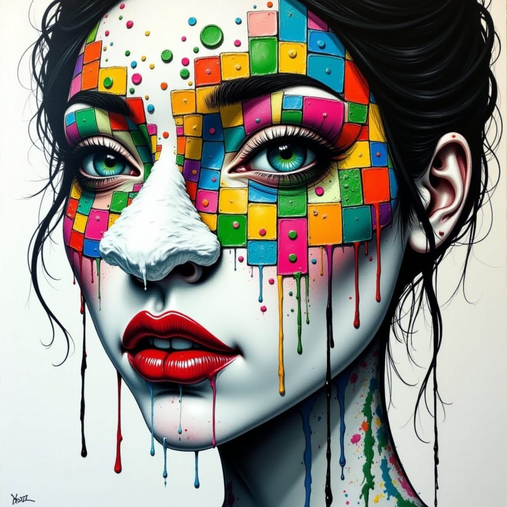 Kak-DrippingPortrait