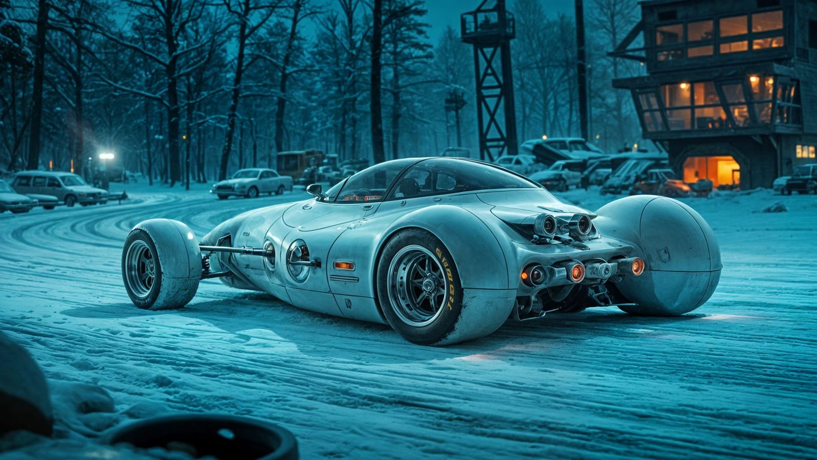 Futuristic Racing Car