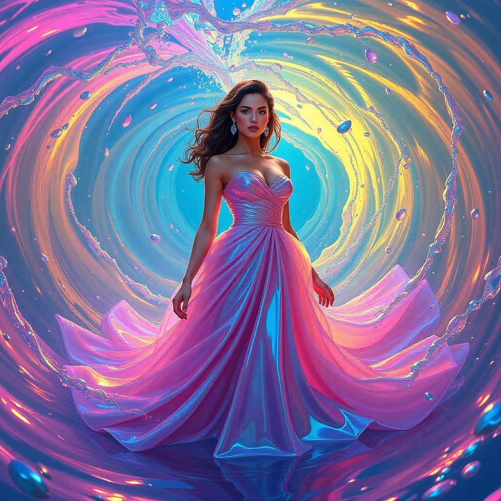 Liquid Couture: A Glamorous Reverie