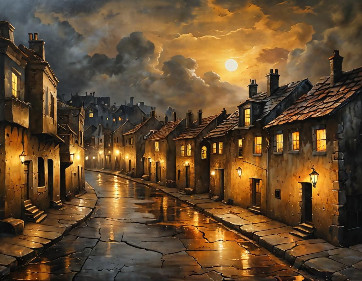 A Street in an ancient seaside town  by @Adab Sur Dum