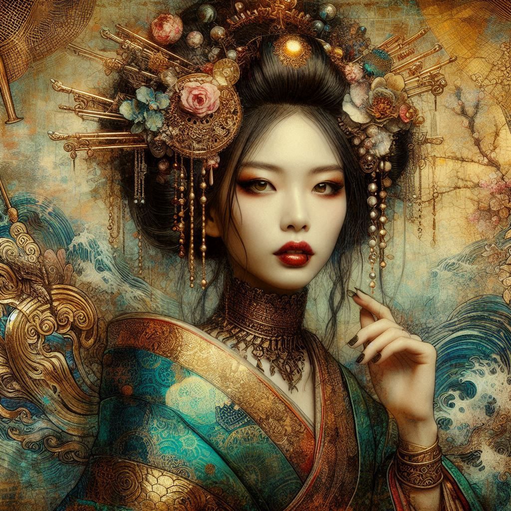 Geisha portrait  by @Margot