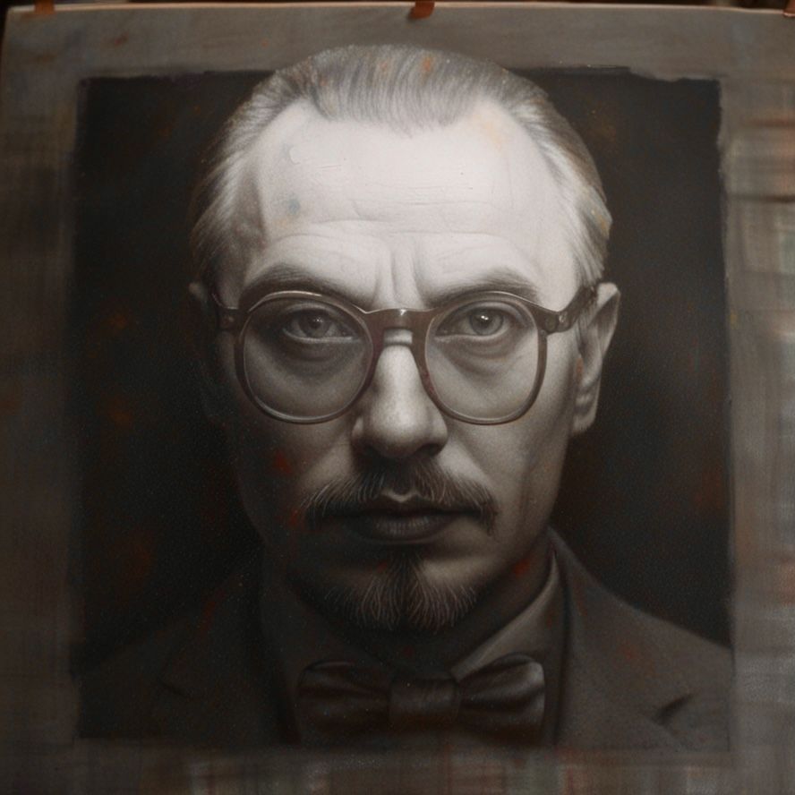 Graphite portrait of a man