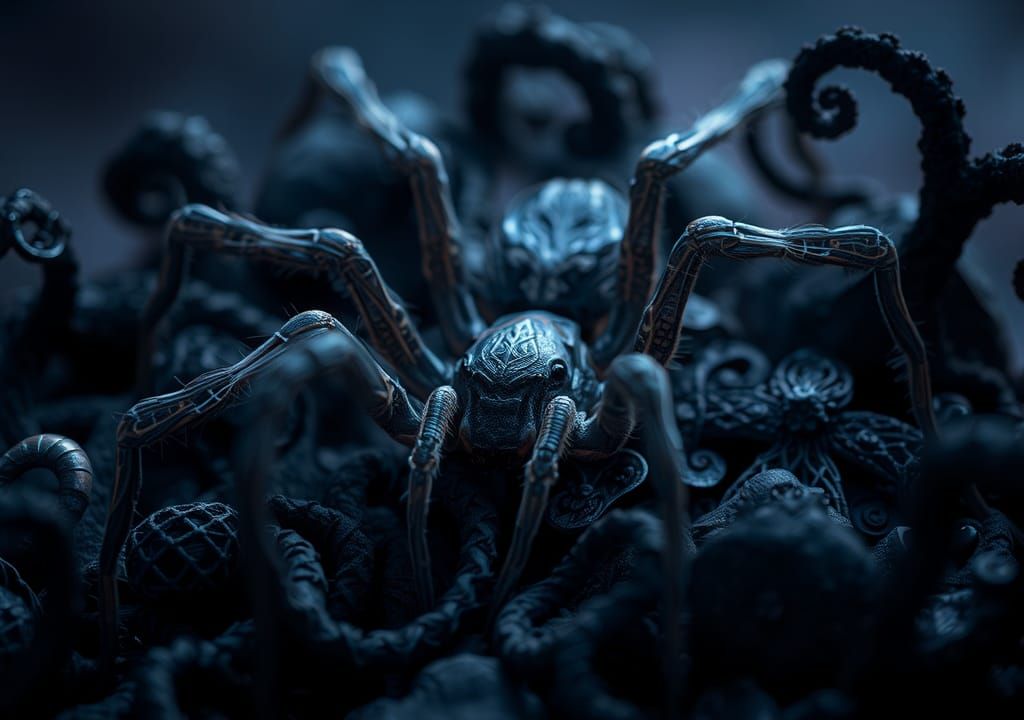 dark lace Tarantula
