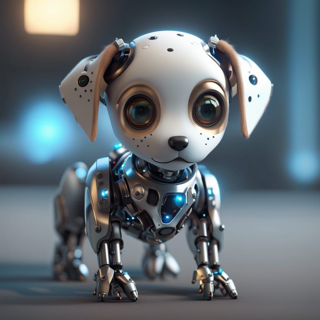 Spot, the Robo puppy! 🐶 🤖 - AI Generated Artwork - NightCafe Creator