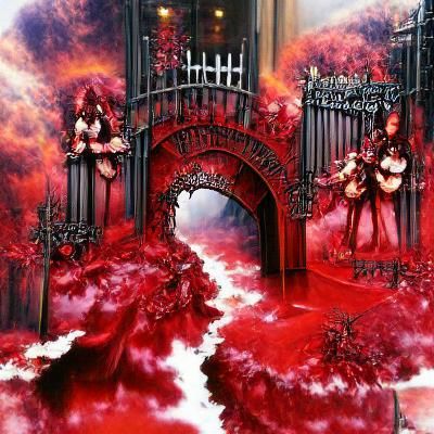 Crimson heavenly gates