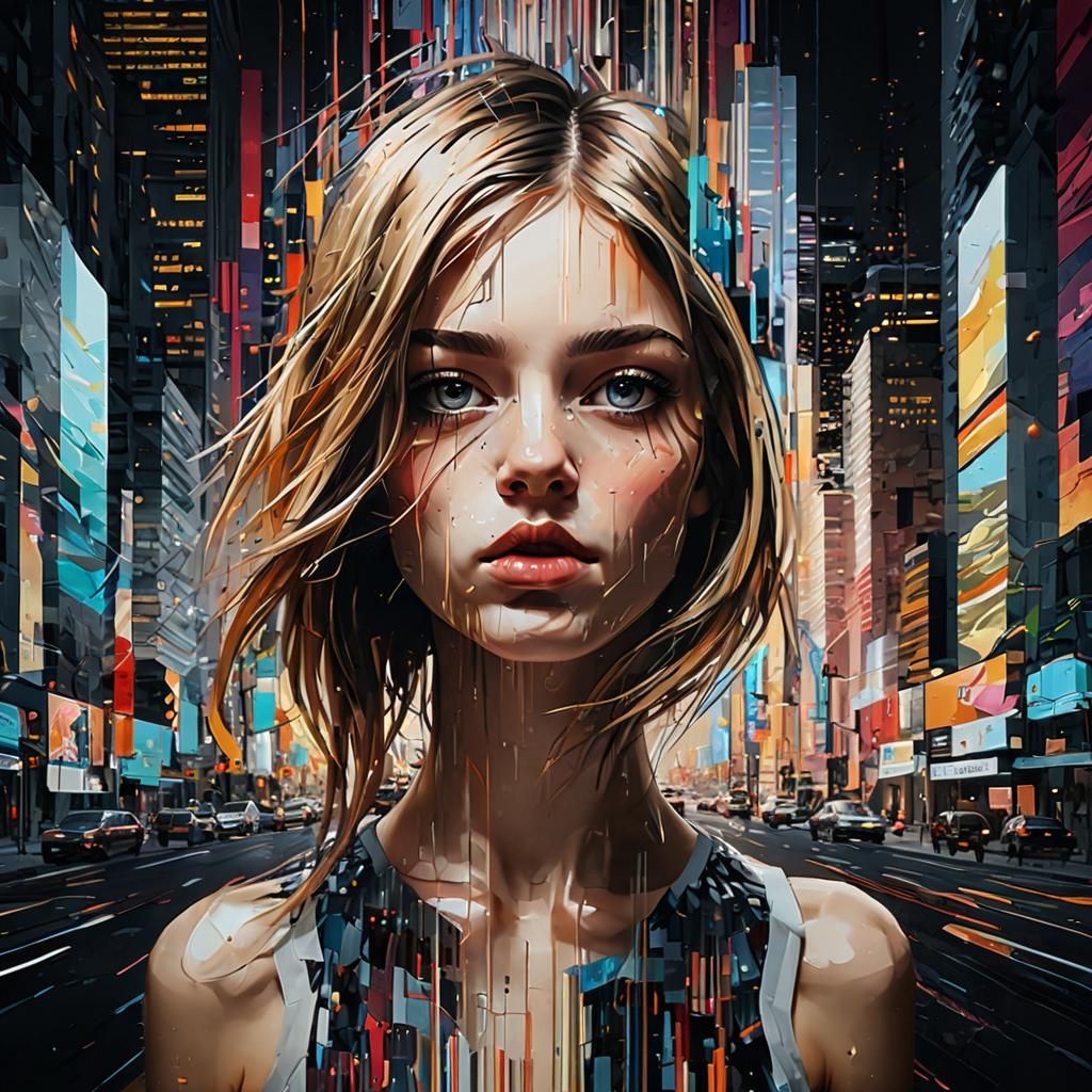 GLLLITCH-Y  by @Mark_Loves_Coffee_