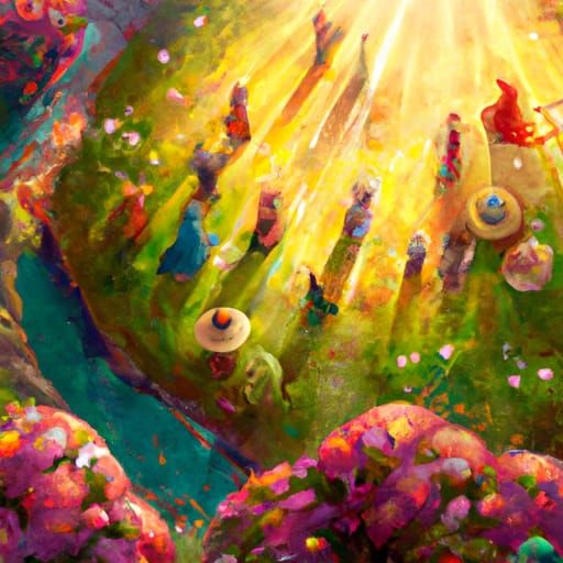 Sunset at Harvest Time