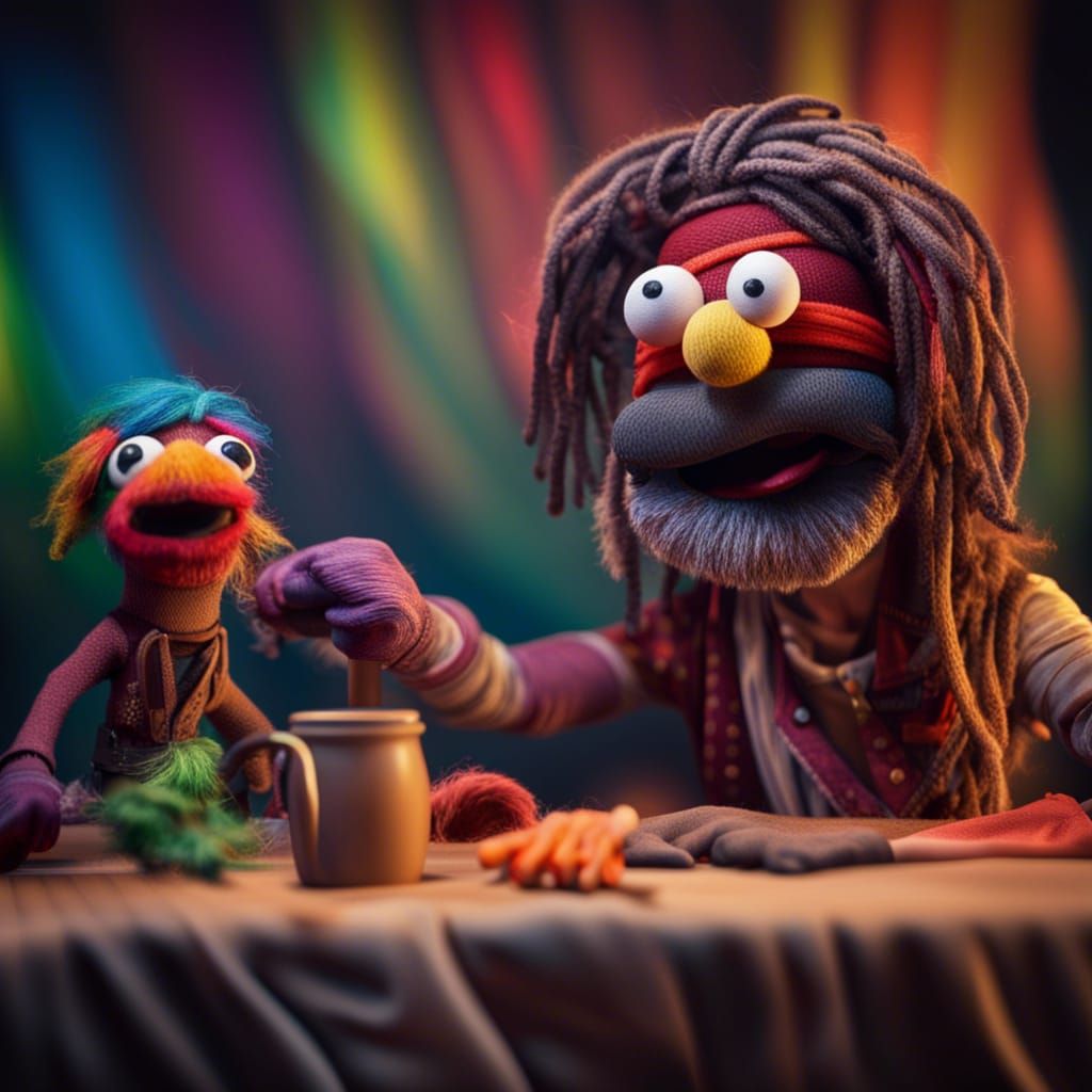 the puppets are the puppeteers