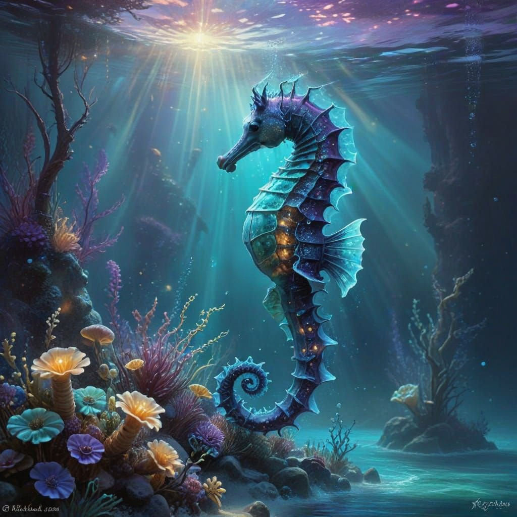 Seahorse  by @Natacha Lalande