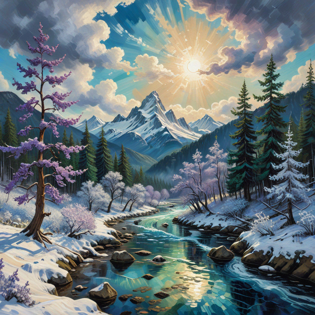 Gemstone Landscape  by @Margot