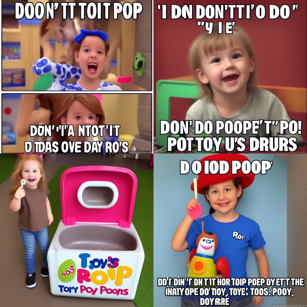 I don't want to scoop the poop, I'm a Toys 'R' Us kid. r/nightcafe