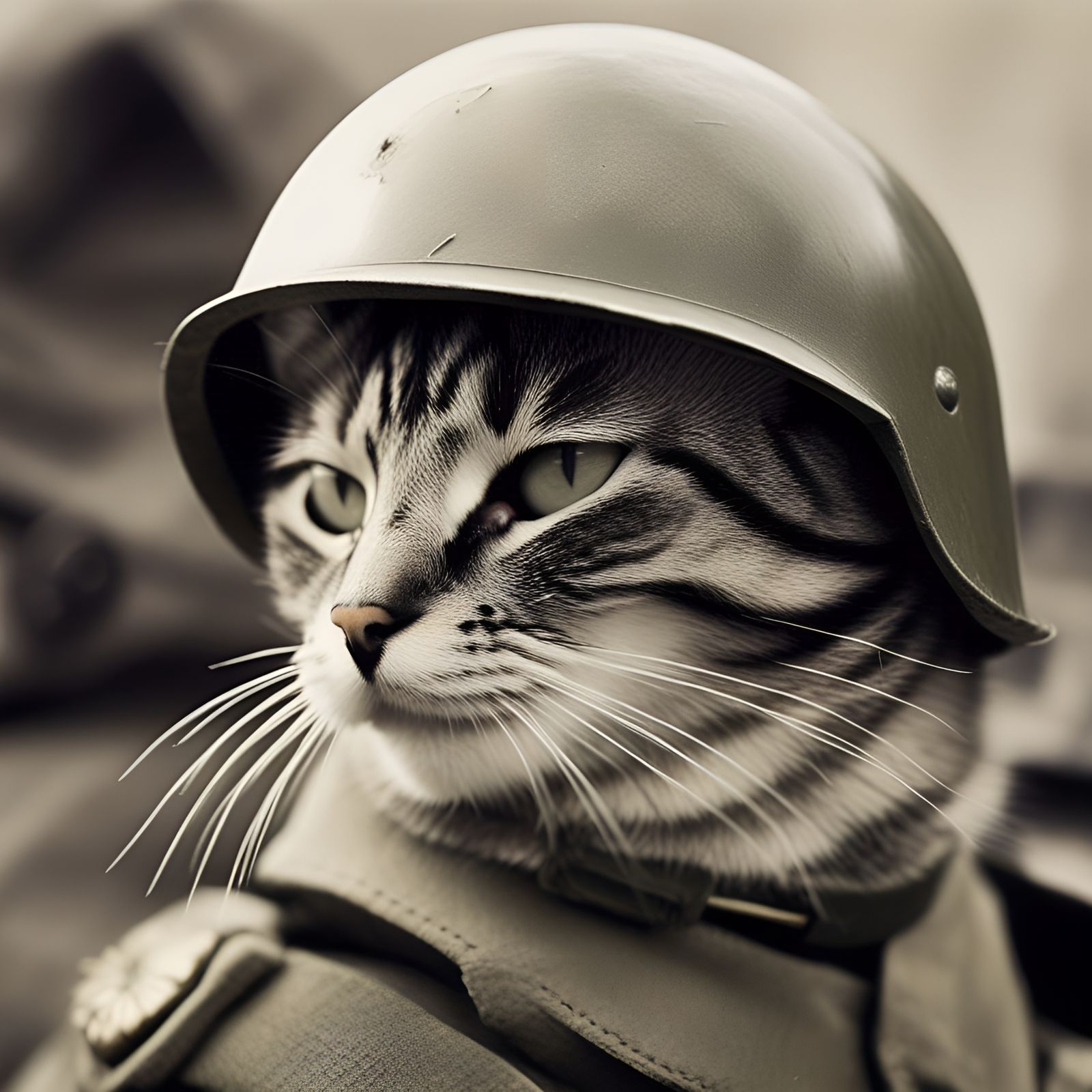 I'm in the Army now ~ Sergeant Meowsalot - AI Generated Artwork ...