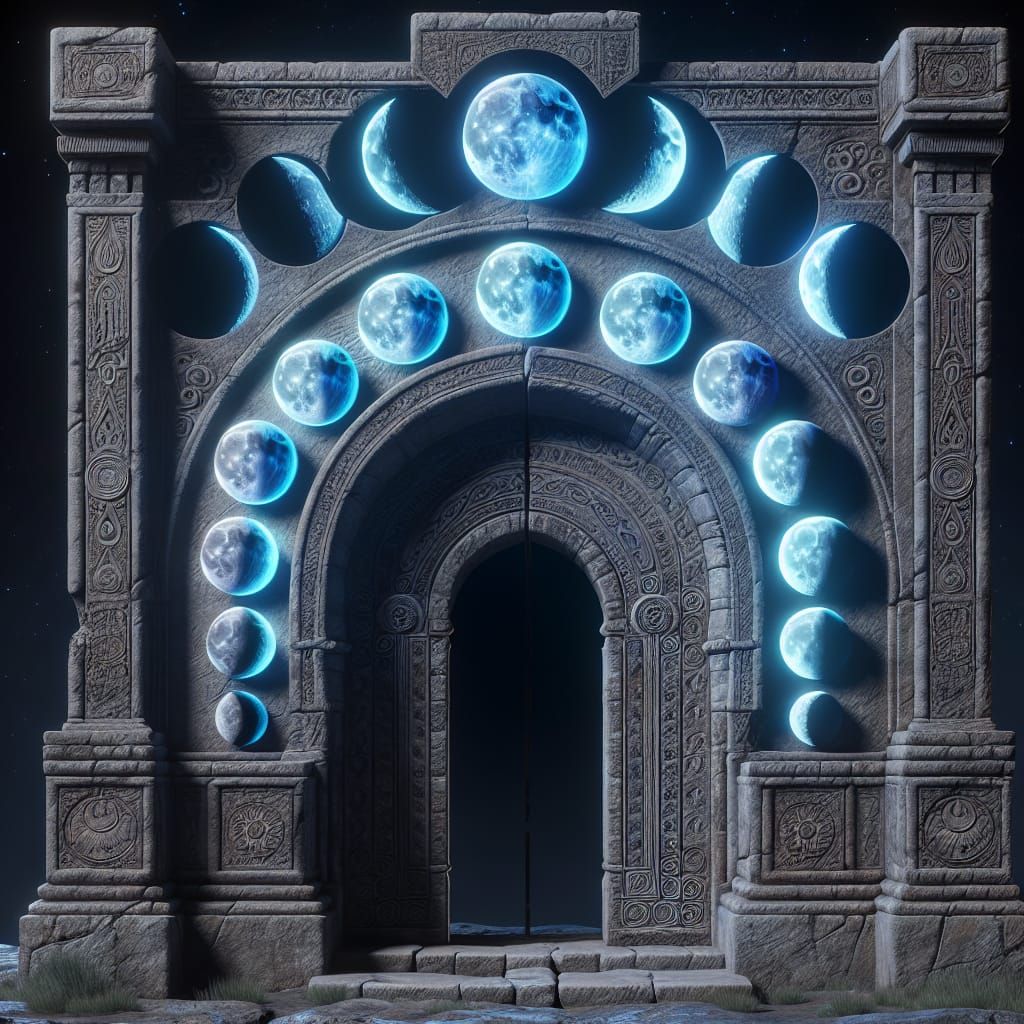 Moon Phases Portal  by @Chikiwi Creations