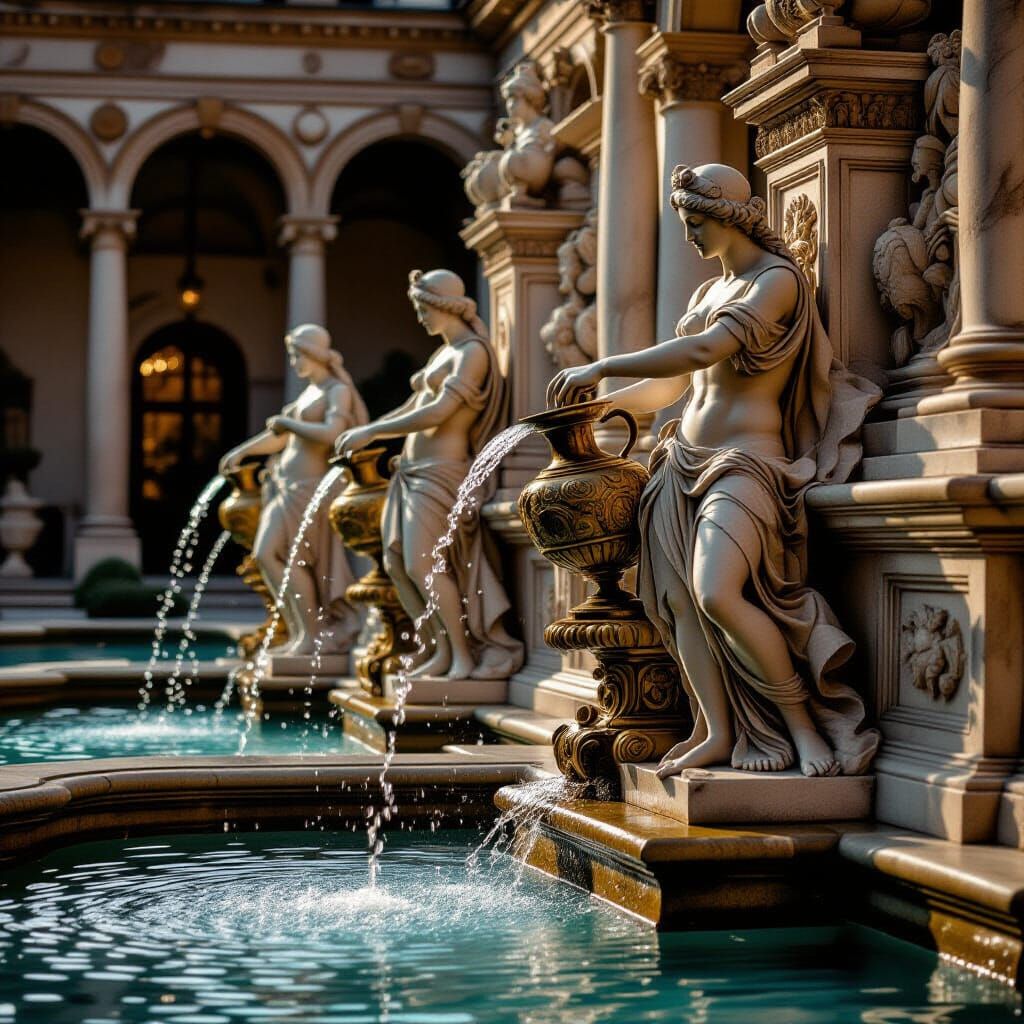 Renaissance Fountain  by @Sebastian