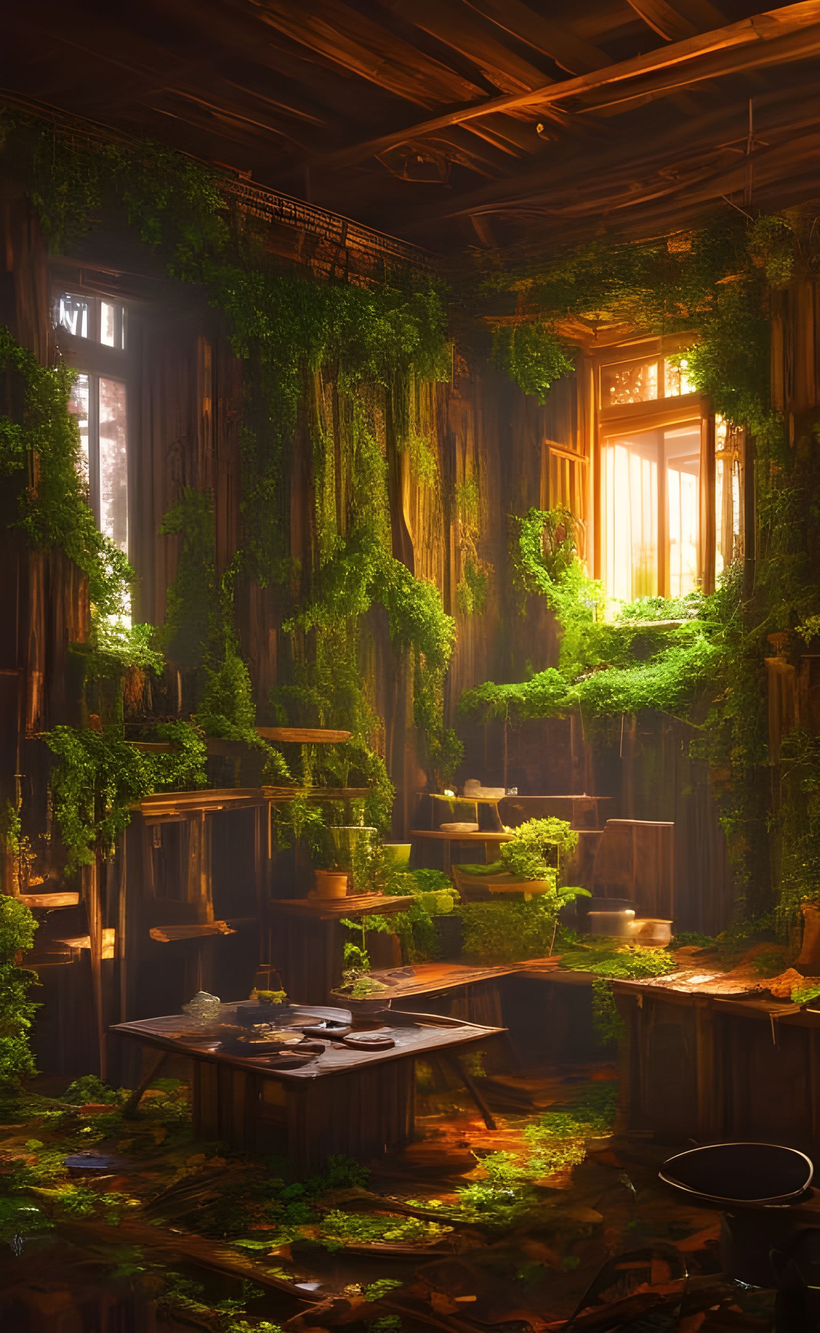 Outdoors Gets Indoors   by @Frizzle