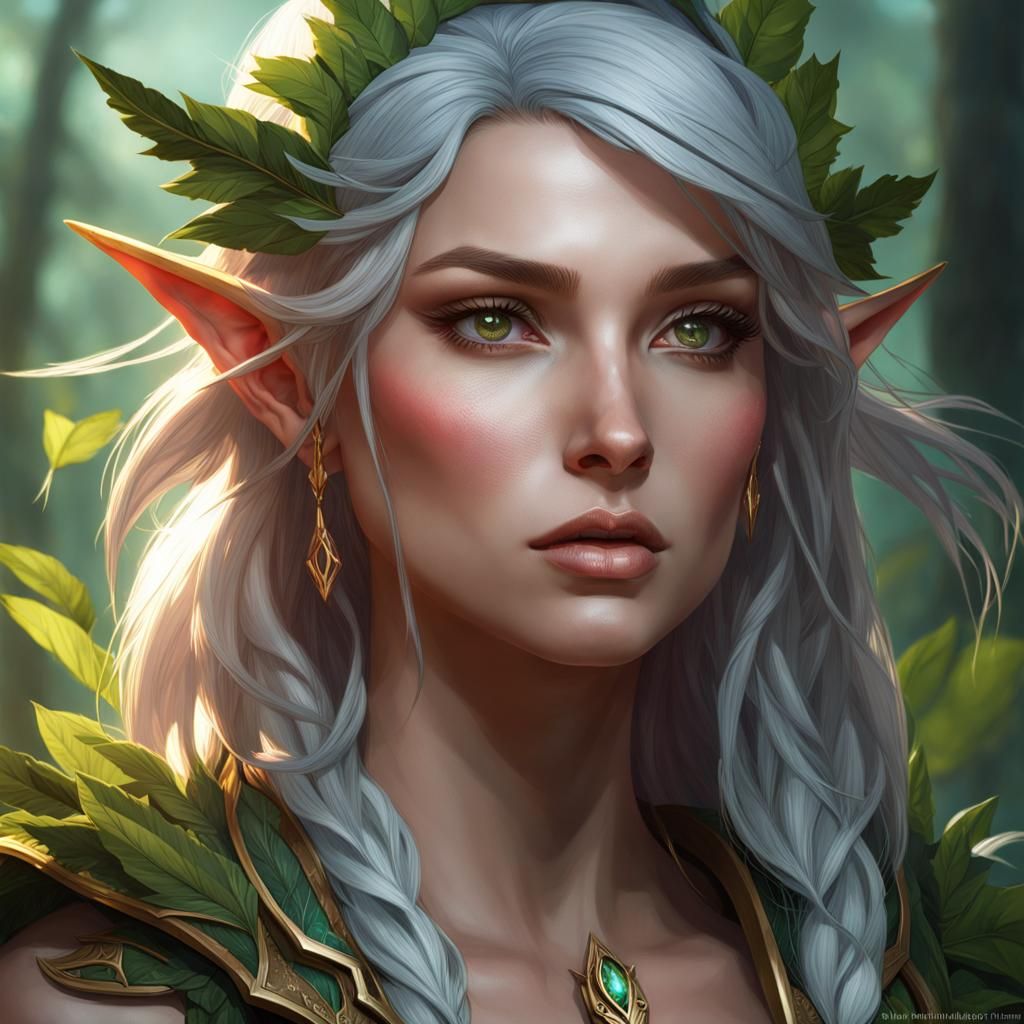 Elfa princesa da floresta.  by @YSilverds