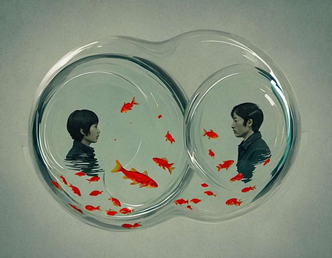 Were Just Two Lost Souls Swimming In A Fish Bowl T-Shirts Sold By