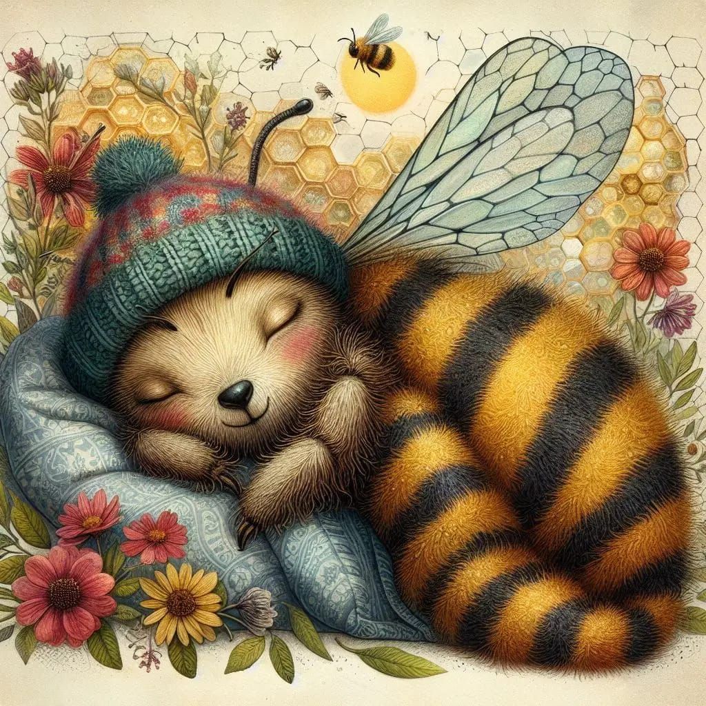 Sleepy bumblebee