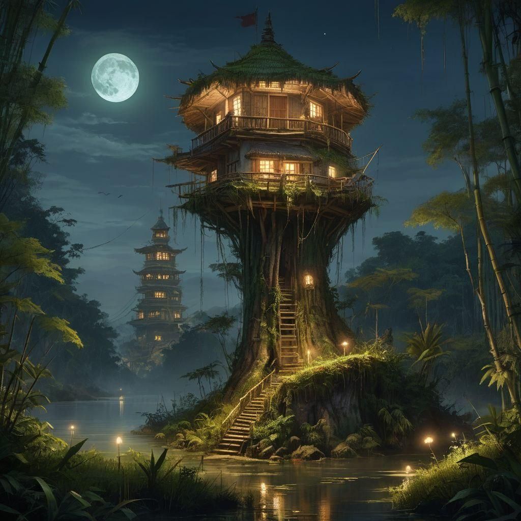 The Shroom Tower in the Swamp