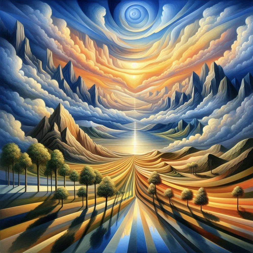 Optical Illusions and Metamorphic Art