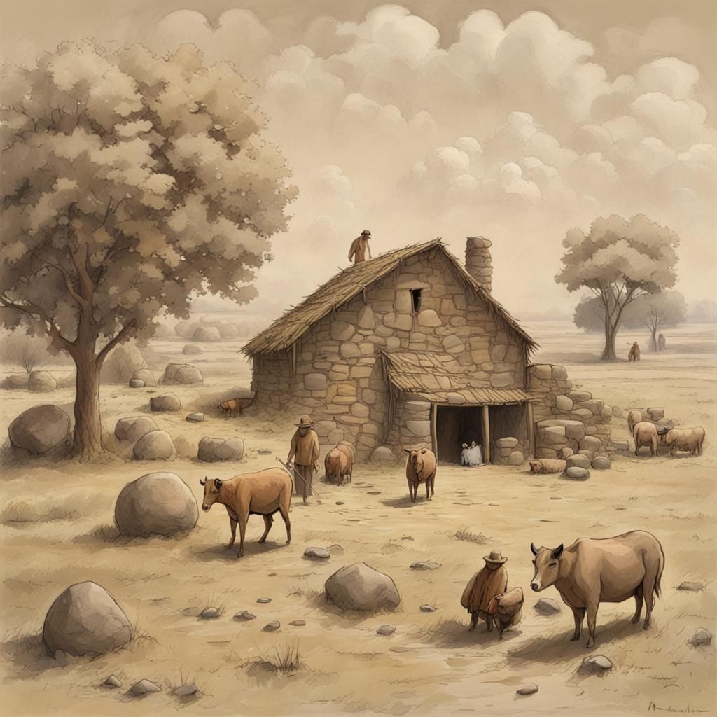 Farm life , many years ago...